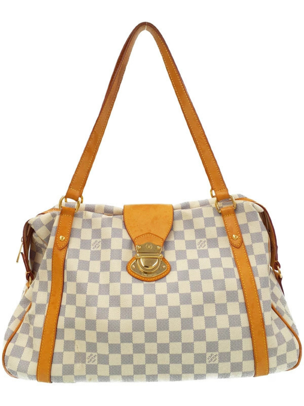 Louis Vuitton Damier Azur White Stresa Shoulder Bag